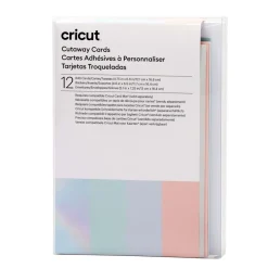 Cartes à découper, collection Pastel- R40 (12unités)