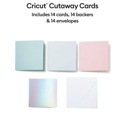 Cartes à découper, collection Pastel- S40 (14unités)