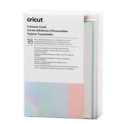 Cartes à découper, collection Pastel- R10 (18unités)