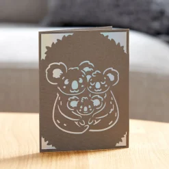 Cartes à insérer Cricut Joy™, Noir/Argent holographique