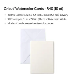 Cartes aquarelle -R40 (10unités)