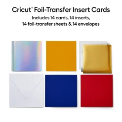 Cartes avec insert de transfert de foil, collection Celebration- S40 (14unités)
