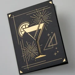 Cartes avec insert transfert de foil Cricut Joy™, collection Blue Lagoon - A6