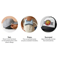 Casquette Cricut, Noir et blanc (12 unités)