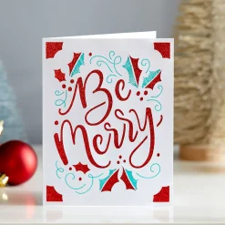 échantillon d'insert de cartes Cricut Joy™, Paillettes et glamour