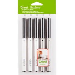 Ensemble de stylos, noir (bo&icirc;te de 5)