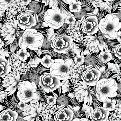Feuilles de transfert Infusible Ink™ à motifs, Botanique noire