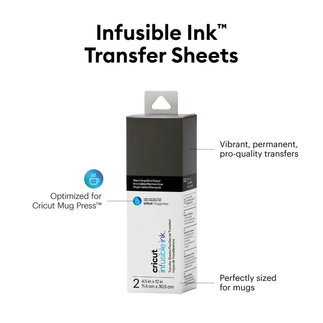 Feuilles de transfert Infusible Ink™ (2 unités), Gris Chaud