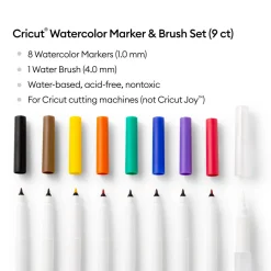 Kit de marqueurs et pinceau aquarelle (9unités)
