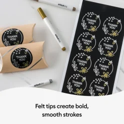 Marqueurs métalliques permanents Cricut Joy™ 1,0mm, or/argent/cuivre (3unités)