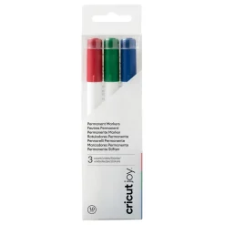 Marqueurs permanents Cricut Joy™ 1,0mm, Rouge/Vert/Bleu (3unités)