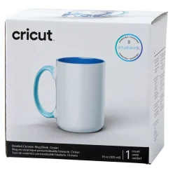Mug biseauté en céramique à personnaliser - 425ml (15oz) (1unité)