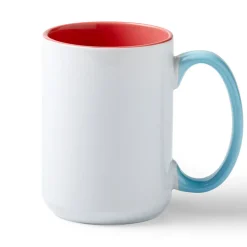Mug biseauté en céramique à personnaliser - Recif, 425 ml (15 oz) (1 unité)