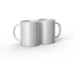 Mug en céramique personnalisable, Blanc-15oz/425ml (2unités)