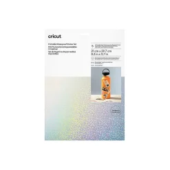 Set de stickers imperméables et imprimables holographiques - A4 (5 feuilles)