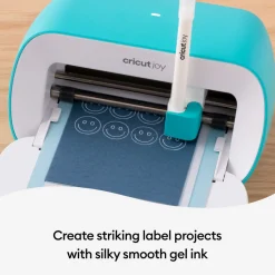 Stylos à encre gel opaques Cricut Joy™ 1,0mm, jaune/blanc/bleu (3unités)