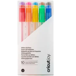 Stylos à encre gel pailleté Cricut Joy™ 0,8mm, arc-en-ciel (10unités)