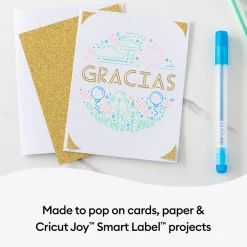 Stylos à encre gel pailleté Cricut Joy™ 0,8mm, fluo (3unités)