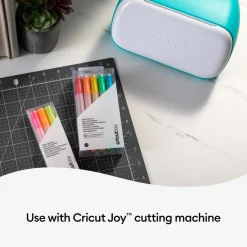 Stylos à encre gel pailleté Cricut Joy™ 0,8mm, fluo (3unités)