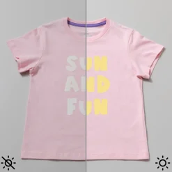 Thermocollant à couleur changeante activé par les UV, blanc - jaune