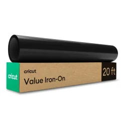 Thermocollant économique de 30,5 cm &times; 6 m (12 po &times; 20 pi), Noir