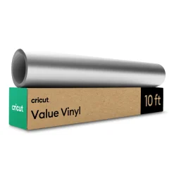 Vinyle économique de 30,5 cm &times; 3 m (12 po &times; 10 pi), Argent