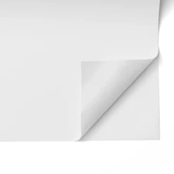 Vinyle économique de 10,6 m (35 pi), Blanc