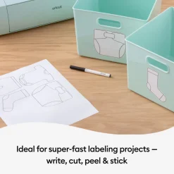 Vinyle inscriptible Smart Label™ -Amovible, Blanc (0,9m (3 pi))