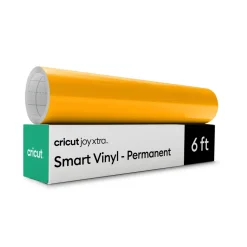 Vinyle permanent sans tapis Smart Vinyl™ Cricut Joy Xtra™ (1,8 m / 6 pi), Jaune Ma&iuml;s