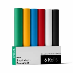 Vinyle permanent sans tapis Smart Vinyl™, collection Variety (0,6 m / 2 pi, 6 unités)
