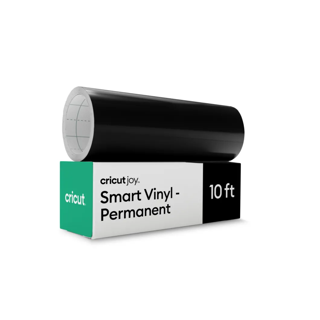 Vinyle permanent sans tapis Smart Vinyl™ Cricut Joy™ (3 m / 10 pi), Noir