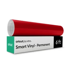 Vinyle permanent sans tapis Smart Vinyl™ Cricut Joy Xtra™ (1,8 m / 6 pi), Rouge