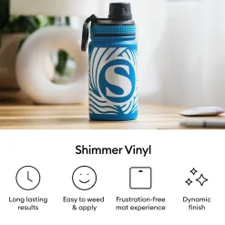 Vinyle scintillant - permanent (1,2 m / 4 pi)