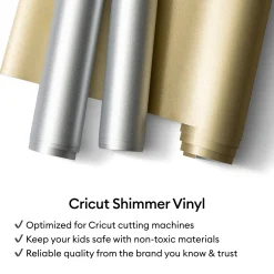 Vinyle scintillant - permanent (1,2 m / 4 pi), Or
